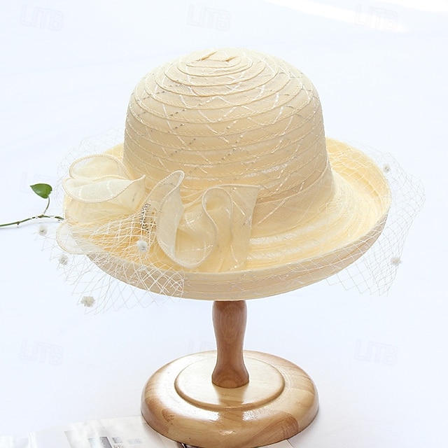  Headpiece Tulle Wedding Evening Party Elegant Wedding With Bowknot Headpiece Headwear