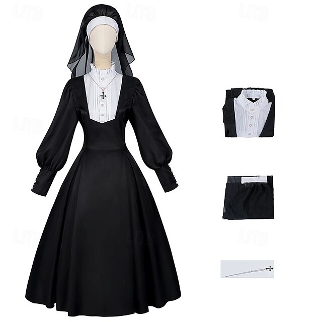  Úbory Cosplay kostým Kostým na Večírek Maškarní Dámské Plesová maškaráda Mardi Gras Výkon Párty předvečer Všech svatých Dospělé 1 x náhrdelník Šaty Čelenka