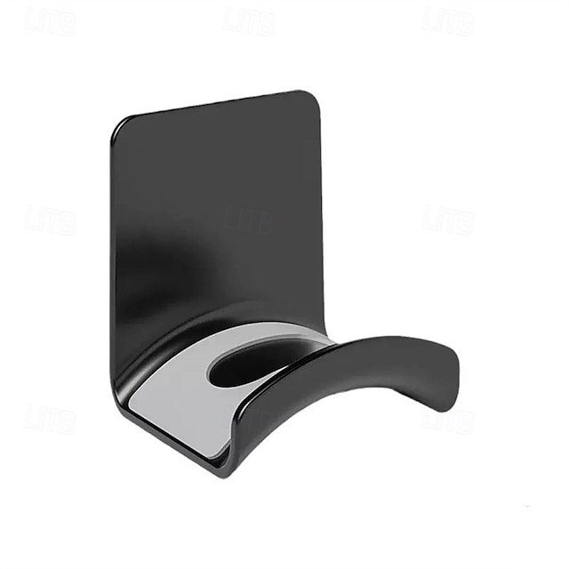  Wall Mounted Punchless Headphone Holder Bracket Storage Hook Paste Under Desk Hanging Headphone Holder
