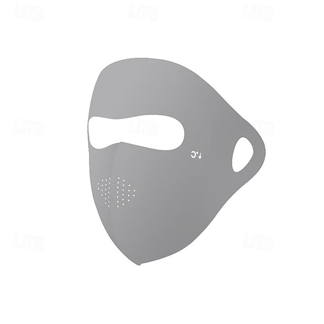  maschera solare per il viso, protezione UV, acido ialuronico, copertura completa del viso in seta ghiacciata per le donne, maschera facciale traspirante senza cuciture per la protezione solare