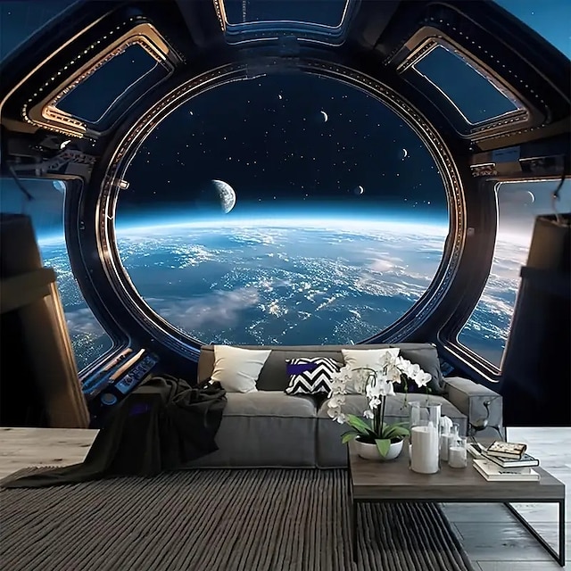  Tappeto appeso del pianeta universo arte da parete grande murale decorativo fotografia sfondo coperta tenda decorazione per casa camera da letto soggiorno