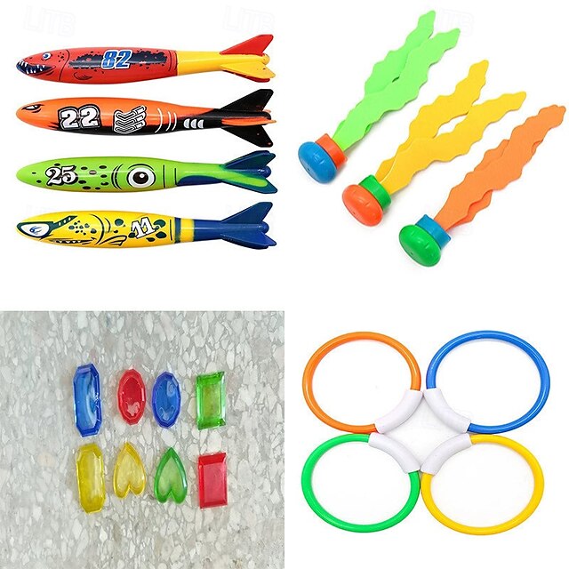  Giocattoli per vasca da bagno Giocattoli estivi soia / 19 pcs Bambini per attività acquatiche e festa in piscina