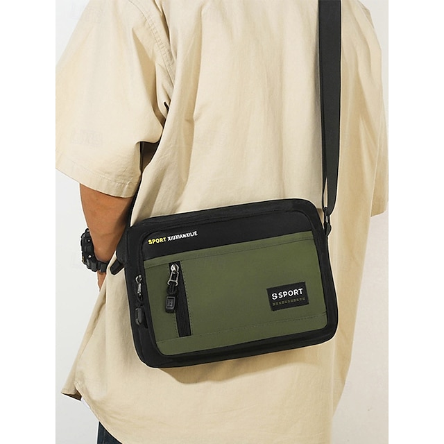  Taktische Umhängetasche für Herren, Umhängetasche – wasserdichte Umhängetasche aus Nylon mit mehreren Taschen, lässige Umhängetasche im Militärstil für Reisen, Arbeit und Outdoor-Aktivitäten