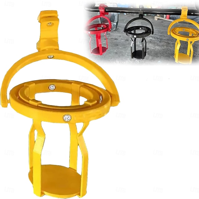  portabicchieri giroscopico, portabicchieri giroscopico anti-rovesciamento per trattore, auto, bici, barca, portaborraccia autolivellante, clip regolabile sul portabicchieri appeso
