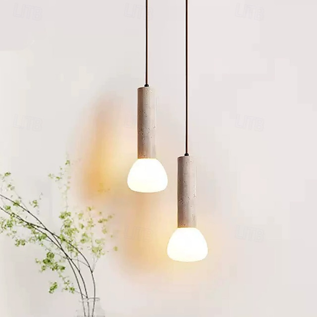  33 cm Design de Lanterne Suspendue Formes Géométriques Suspension Pierre Verre Style Artistique Style Formel Le style rétro ancien Traditionnel / Classique 110-120V 220-240V