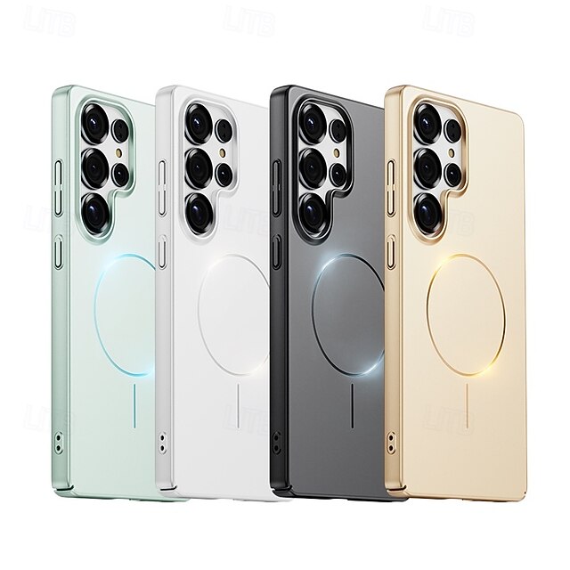  هاتف غطاء من أجل ق 25 S24 S23 Ultra Plus غطاء خلفي مغناطيس دعم الشحن اللاسلكي ضد الصدمات مكتب  /  الأعمال الكمبيوتر الشخصي