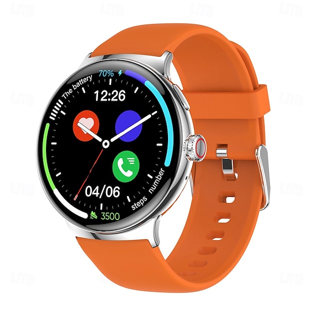  696 LA99 Reloj inteligente 1.43 pulgada Smartwatch Reloj elegante Bluetooth ECG + PPG Podómetro Recordatorio de Llamadas Compatible con Android iOS Mujer Hombre Llamadas con Manos Libres Recordatorio