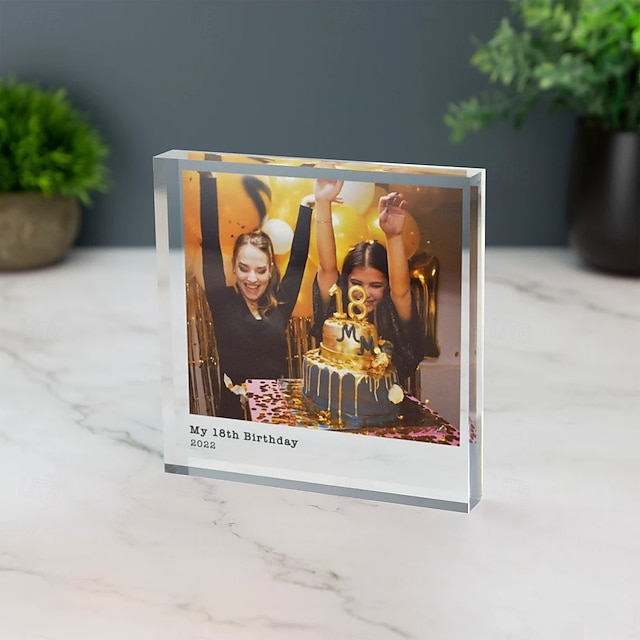  Objetos de decoração, Acrílico Contemporâneo Moderno Impermeável para Decoração do lar Presentes 1pç