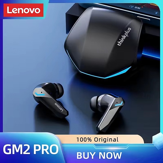  Lenovo GM2 Pro 5.3 Earphone Bluetooth Wireless Earbuds Low Latency Headphones HD Call Dual Mode Gaming Headset With Mic