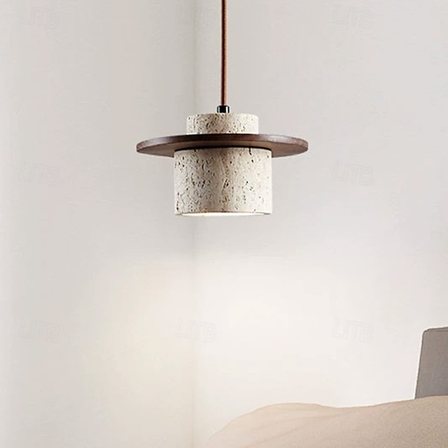  20 cm Pendant Lantern Design Geometric Shapes Pendant Light Stone Artistic Style Formal Style Vintage Style Vintage Country 110-120V 220-240V
