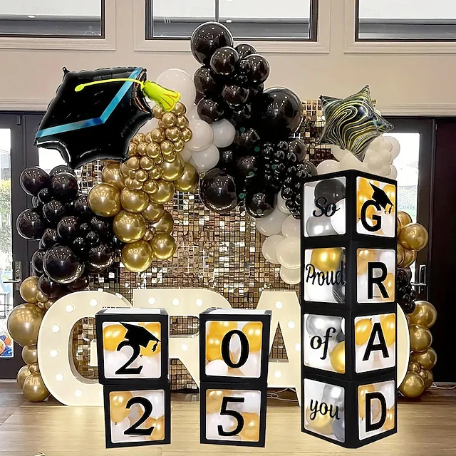 Kit Decorazioni Laurea 2025 - Cornice Gonfiabile Selfie E 21 Accessori Per Foto, Ideale Per Feste - Foto 9