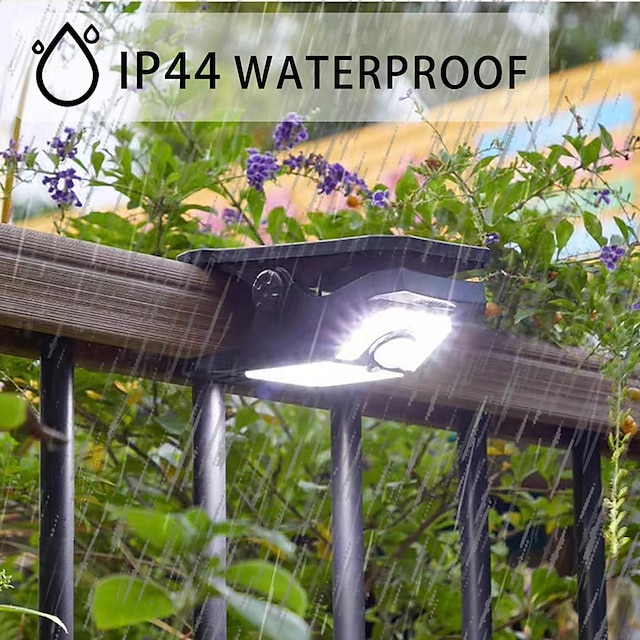  lampadaire solaire usb charge directe éclairage à double alimentation à LED avec réglage à trois niveaux détection intelligente du corps humain installation portable adaptée aux murs des magasins