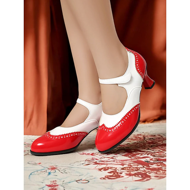 elerhythm Mary Jane Vintage enkelriempjes, gesloten ronde neus, Gatsby elerhythm Mary Jane Vintage enkelriempjes, gesloten ronde neus, Gatsby