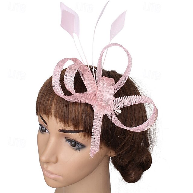  Kopfstück Federn Sinamay Hochzeit Abendgesellschaft Elegant Hochzeit Mit Feder Kopfschmuck Kopfbedeckung