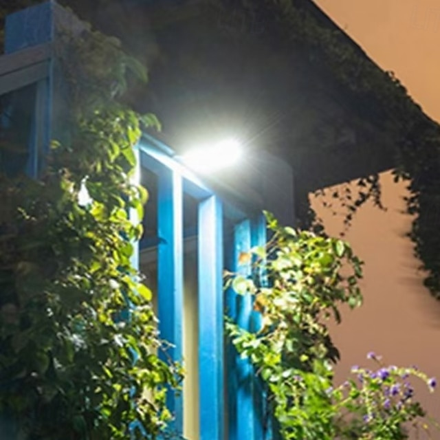  lampy uliczne zasilane energią słoneczną, oświetlenie ścienne LED, lampki nocne, oświetlenie nocne, białe/ciepłe światło, czujniki ruchu, wykrywanie ruchu ciała człowieka, automatyczny start/stop,
