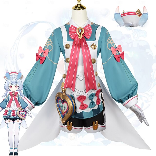  Genshin Impact Gagner Manga Costume de cosplay Tenues Costumes de Cosplay Costumes de jeux vidéo Halloween Carnaval Soirée Comic-Con Costume Pour Femmes Adulte