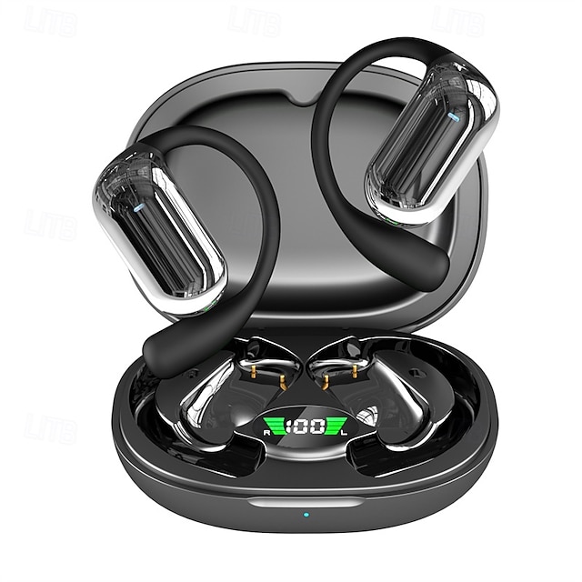  אוזניות bluetooth תרגום בזמן אמת אוזניות מדברות מוזיקה 144 שפות תרגום מגע אוזניות תרגום AI אוזניות ביטול רעשי ספורט לטווח ארוך צג לד דיגיטלי עמיד למים
