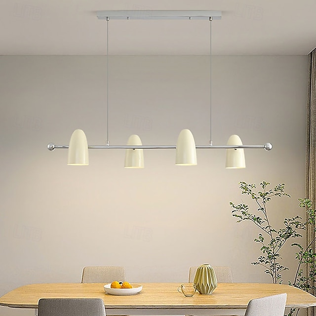  4-Light 104 cm Globe Design Pendant Light Metal Painted Finishes Modern 110-120V 220-240V