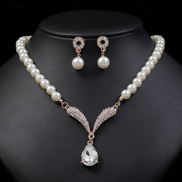  Conjunto de brincos 1conjunto Liga Brincos Colares Mulheres Luxo Conjunto de jóias Para Festival