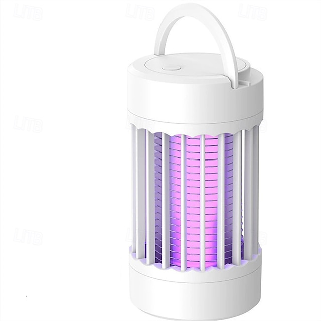  Elektryczna lampa owadobójcza z fioletowym światłem, lampa owadobójcza do użytku wewnątrz pomieszczeń z trybem nocnego światła, pułapka na muchy do domu