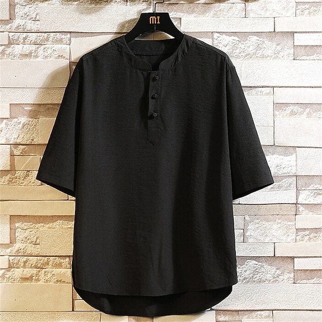  Herre T-skjorter Kortermet skjorte T-skjorte Kortermet Crewneck Sommer bokstavtrykk Mote Designer Lapper Feriereise Gate Ut på byen Hvit Svart Grønn Topp T-skjorte for menn