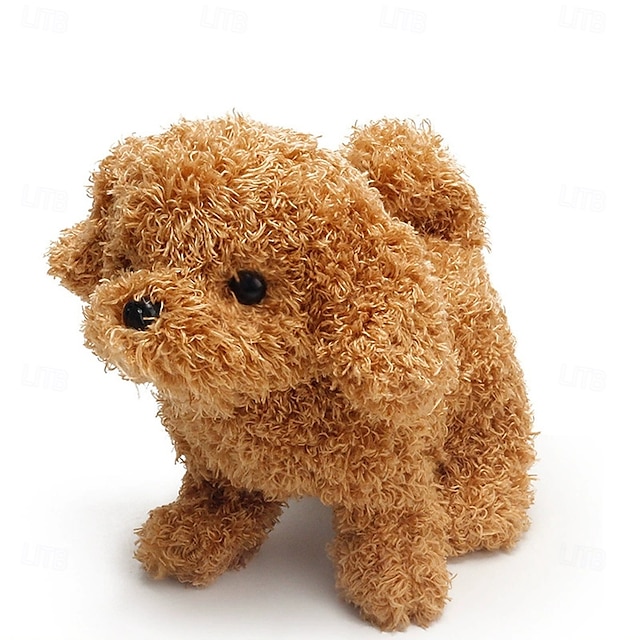  Cane in peluche animale di peluche interattivo cane robot cane robotico abbaiante controllo touch robot elettronico giocattolo cucciolo animato per ragazza bambino regalo di Natale