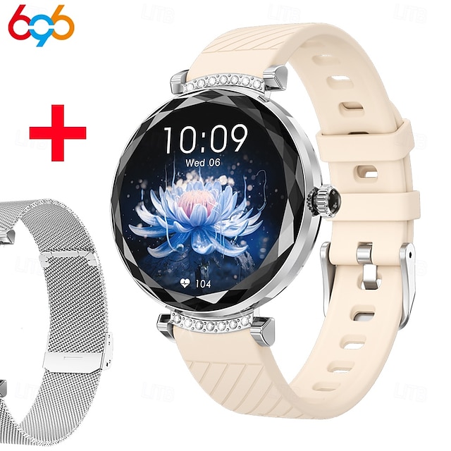  696 NX7PRO Smart Watch 1.19 inch Smartwatch Fitness Running Watch Bluetooth ECG+PPG Pedometer Call Reminder Compatible with Android iOS Women Hands-Free Calls Message Reminder IP 67 40mm Watch Case
