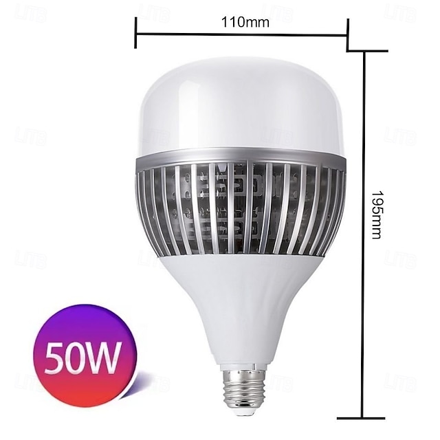  bec led cu bază cu șurub e27 de mare putere 50w 100w becuri comerciale alb lumina zilei 6500k becuri led pentru fabrică garaj depozit curte atelier