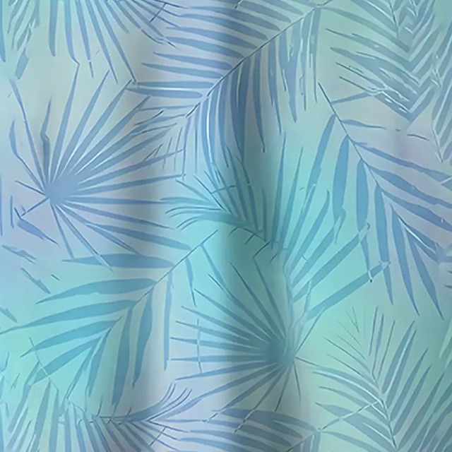 Tropical Palm Print Relaxed Fit Shirt main image 1