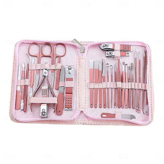  set tagliaunghie da 30 pezzi, strumenti per manicure e unghie