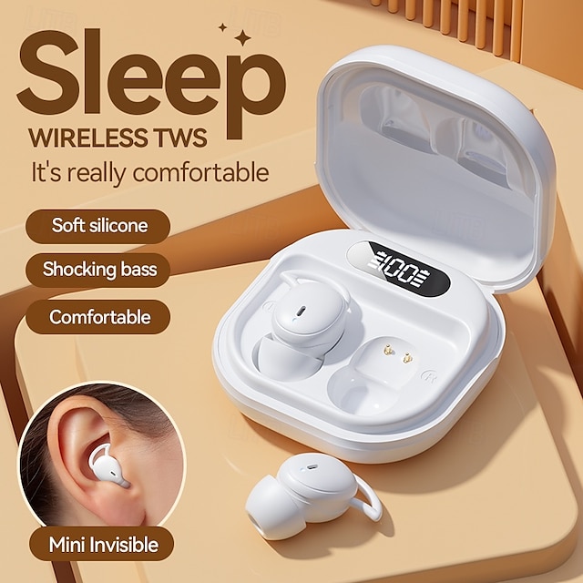  Fones de Ouvido True Wireless M72 TWS In Ear Bluetooth 5.3 Som Surround Estéreo HIFI