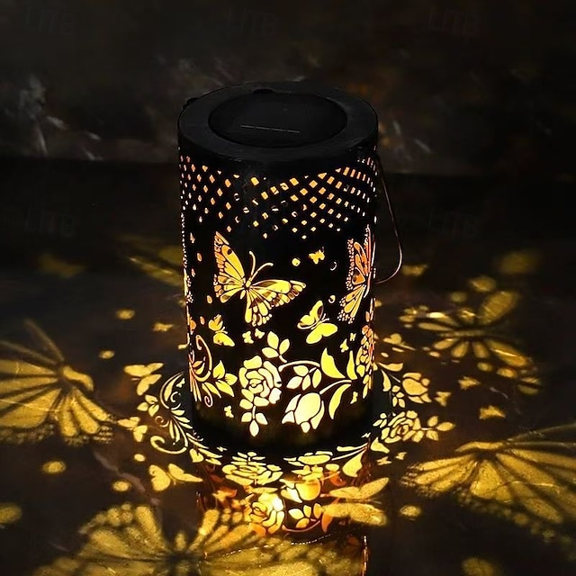  Solarlaternen für draußen, wasserdichte hängende Solarlaterne, Gartendeko, Solarleuchten für Hinterhof, Veranda, Terrasse, Tisch, Hof, Balkon, Rasen, Weg, Geschenke für Frauen, Oma, Mama