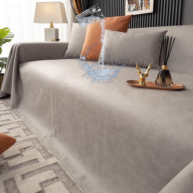  vedenpitävä sohvapäällinen sohvan päällinen sohva peitot nojatuoliin, 3- tai 4-paikkainen, l-osainen liukumaton sohva lapsille, lapsille, lemmikkieläimille, kissoille