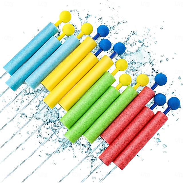  waterpistolen 12-pack super water blaster soaker gun set schuimpistolen zwembad buitenspeelgoed strand zomerfeest spelletjes voor kinderen volwassenen
