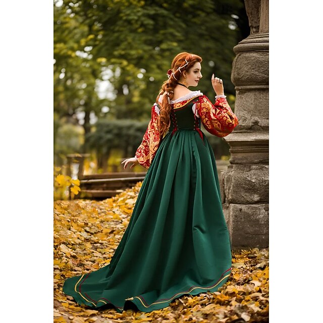 Medieval Renaissance Dress Prom Dresses Gown Viking Celtic Knight Fancy ...