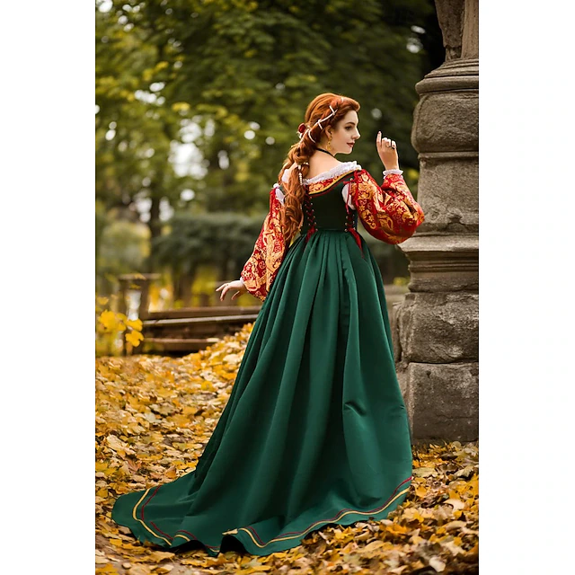 Medieval Renaissance Dress Prom Dresses Gown Viking Celtic Knight Fancy ...