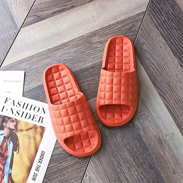  Tofflor för kvinnor inomhus badrum bad halkfria mjuka botten mode hem par sandaler och tofflor män sommar