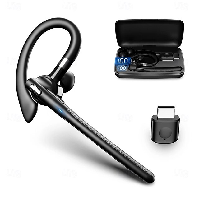  YYK-526 True Wireless Headphones TWS Earbuds, Ear Hook Bluetooth 5.3, Ergonomic Charging Box, Long Battery for Travel, Office, Cycling