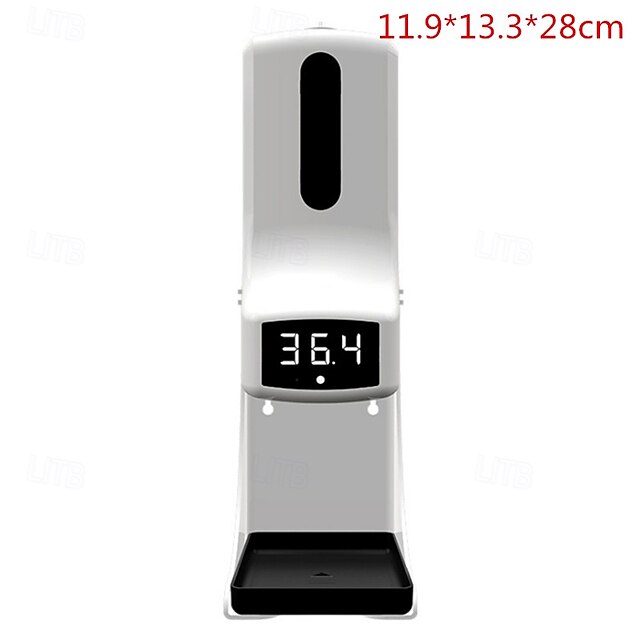  Soap Dispenser Automatic Liquid Soap Dispensers Infrared Hand Temperature Measurement with Liquid Soap Dispenser Wall-Mounted for Home Schools and Communities