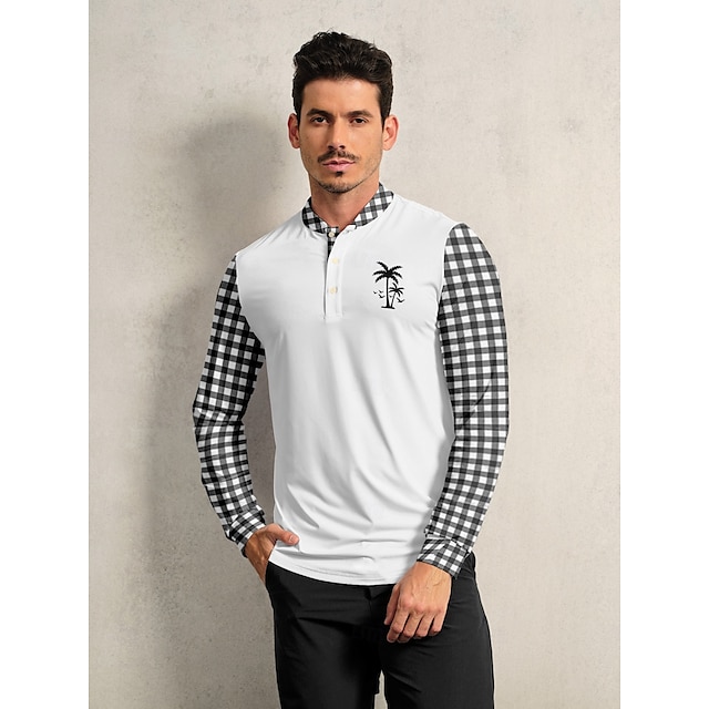  Hyper-prep Men's Golf Henley Shirt UPF50+