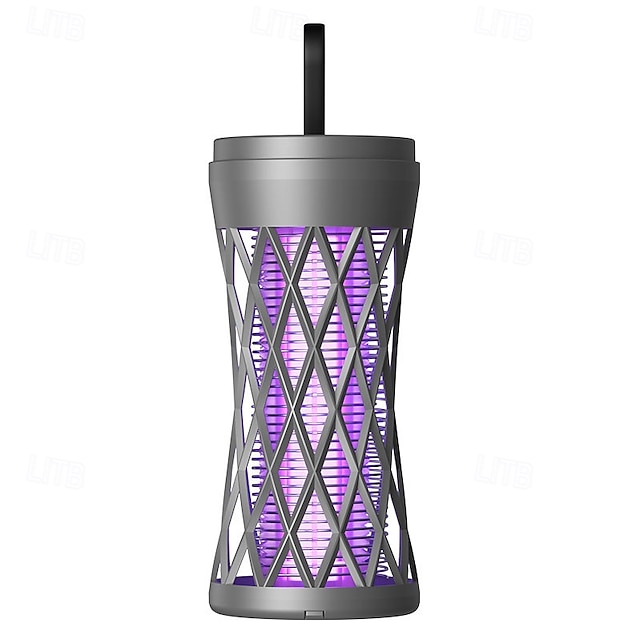  Lampa Owadobójcza z Wdychaniem Prądu USB Fotokatalityczny Środek Owadobójczy Domowa Pułapka na Komary Do Sypialni