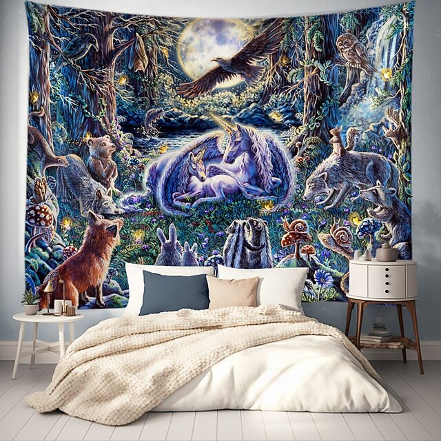  Tapiz colgante de Dakota Daetwiler Arte mural Tapiz grande Decoración de fotografía Fondo manta Cortina Decoración para el hogar Dormitorio Sala de estar 