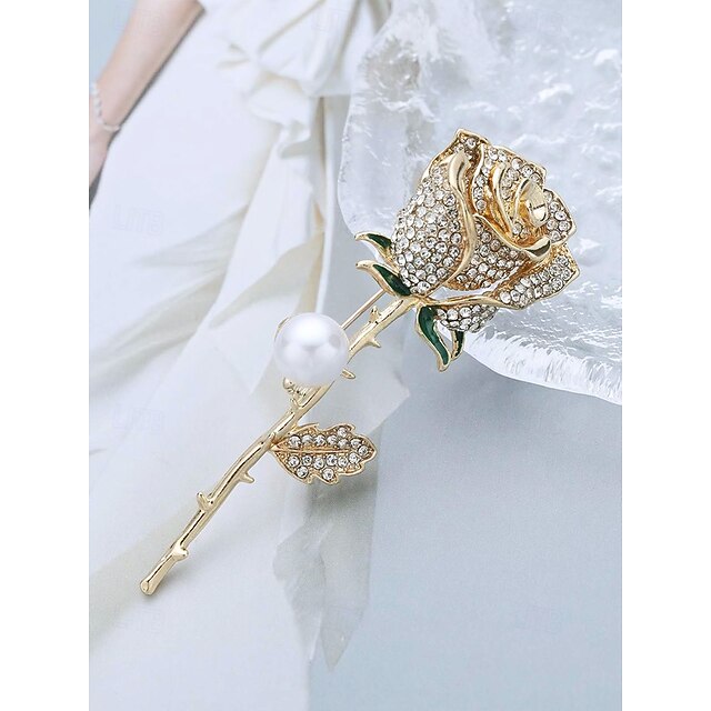 Spille vintage con strass e perle, accessori per vestiti da Spille vintage con strass e perle, accessori per vestiti da
