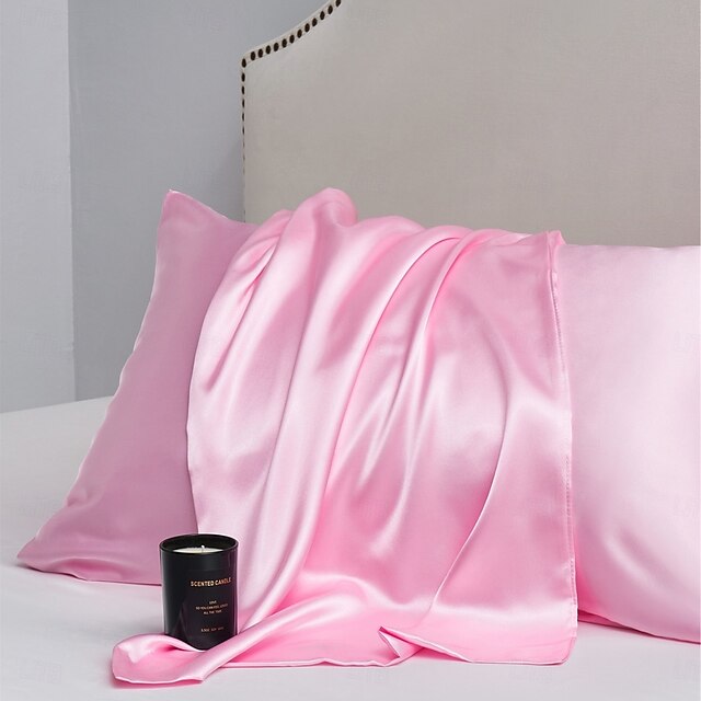  Pure Silk Satin Pillowcase Double Pillowcase Body Size