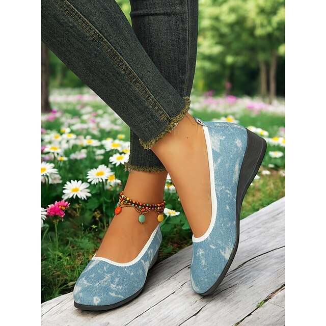 Ballerines Femmes Confort Bout Rond - Chaussures Plates Grandes Tailles Disponibles - Livraison Depuis La Chine
