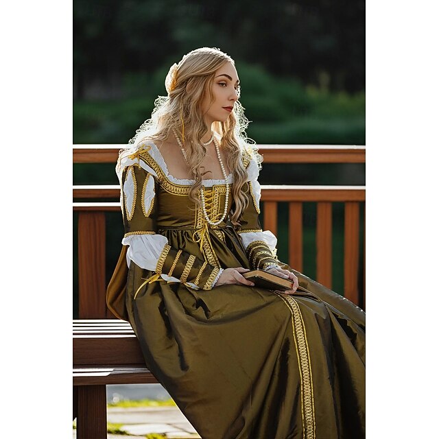 Medieval Renaissance Dress Prom Dresses Gown Viking Celtic Knight Fancy ...