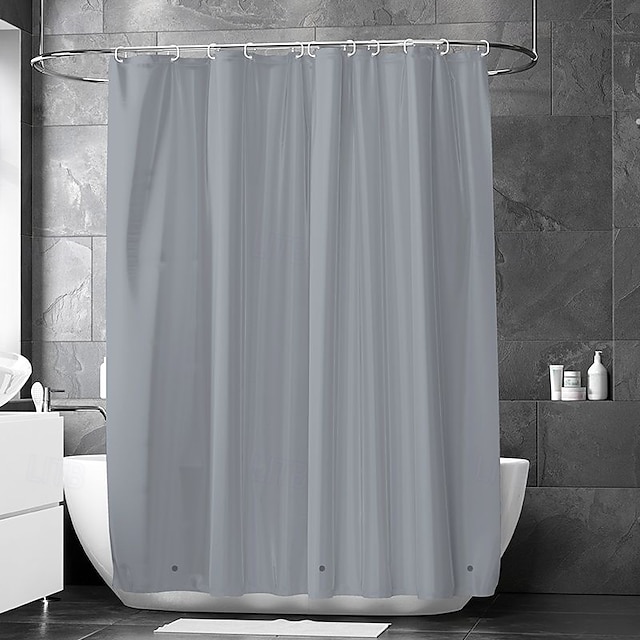  Tenda da doccia in PEVA impermeabile resistente alla muffa e alla muffa tende da bagno con ganci installazione facile asciugatura rapida 180cm*180cm (70