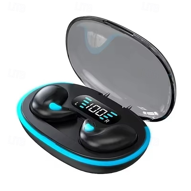  X55 Sanna Trådlösa Hörlurar Bluetooth 5.3 In-Ear TWS Hörlurar LED-display för Resa  Underhållning