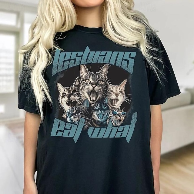  regnbuekat lgbtq t-shirt pride skjorter pride grafik til par mænds kvinders voksne maskerade hot stamping pride parade pride måned