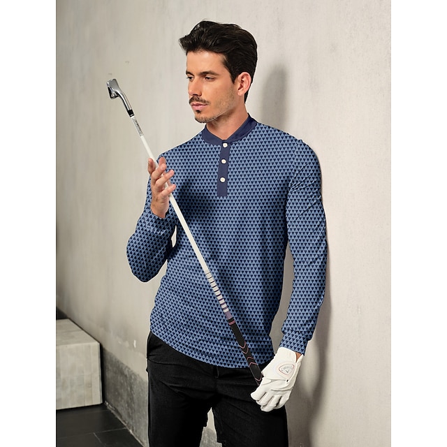  Not So Classic Men's Golf Henley Shirt UPF50+